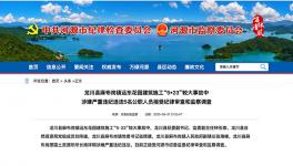 8死1傷事故，5名公職人員涉違紀(jì)被調(diào)查！