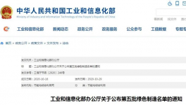福建省35家企業躋身第五批國家級綠色工廠！