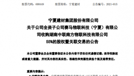 寧夏建材收購南方水泥下屬企業(yè)55%股權(quán)！
