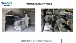 節(jié)電2000KW以上，又有兩條線蓖冷機風(fēng)機技改成功！